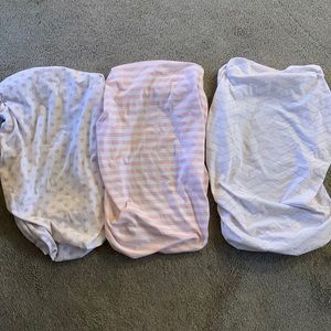 Bassinet/changing pad covers